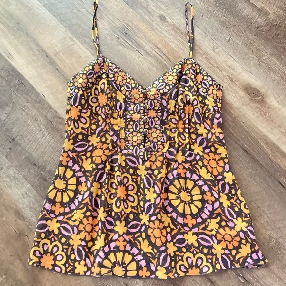 TRINA TURK Boho Floral Tank Top - Picture 10 of 10